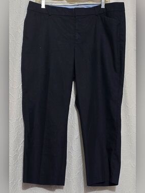 Womens Plus Dockers ® brand navy blue capri pants size 16